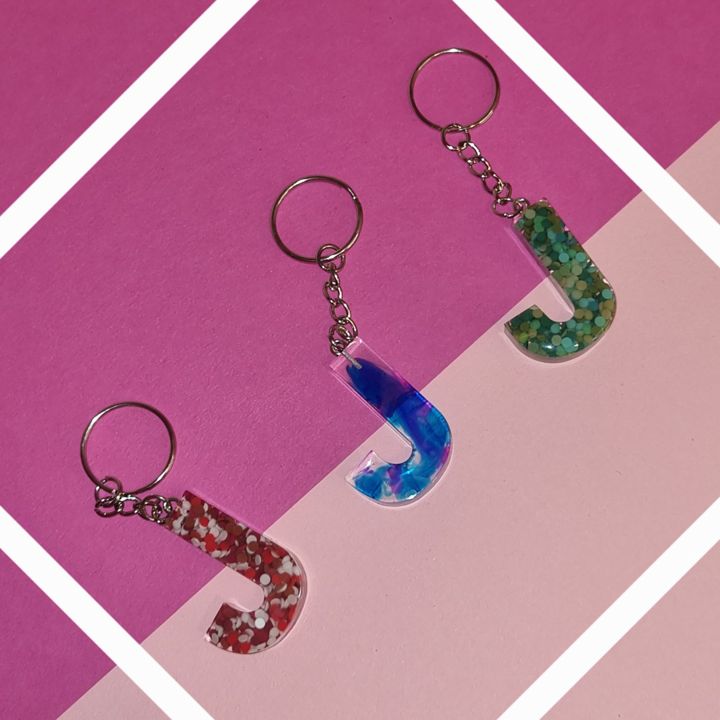 Porte clé lettre J