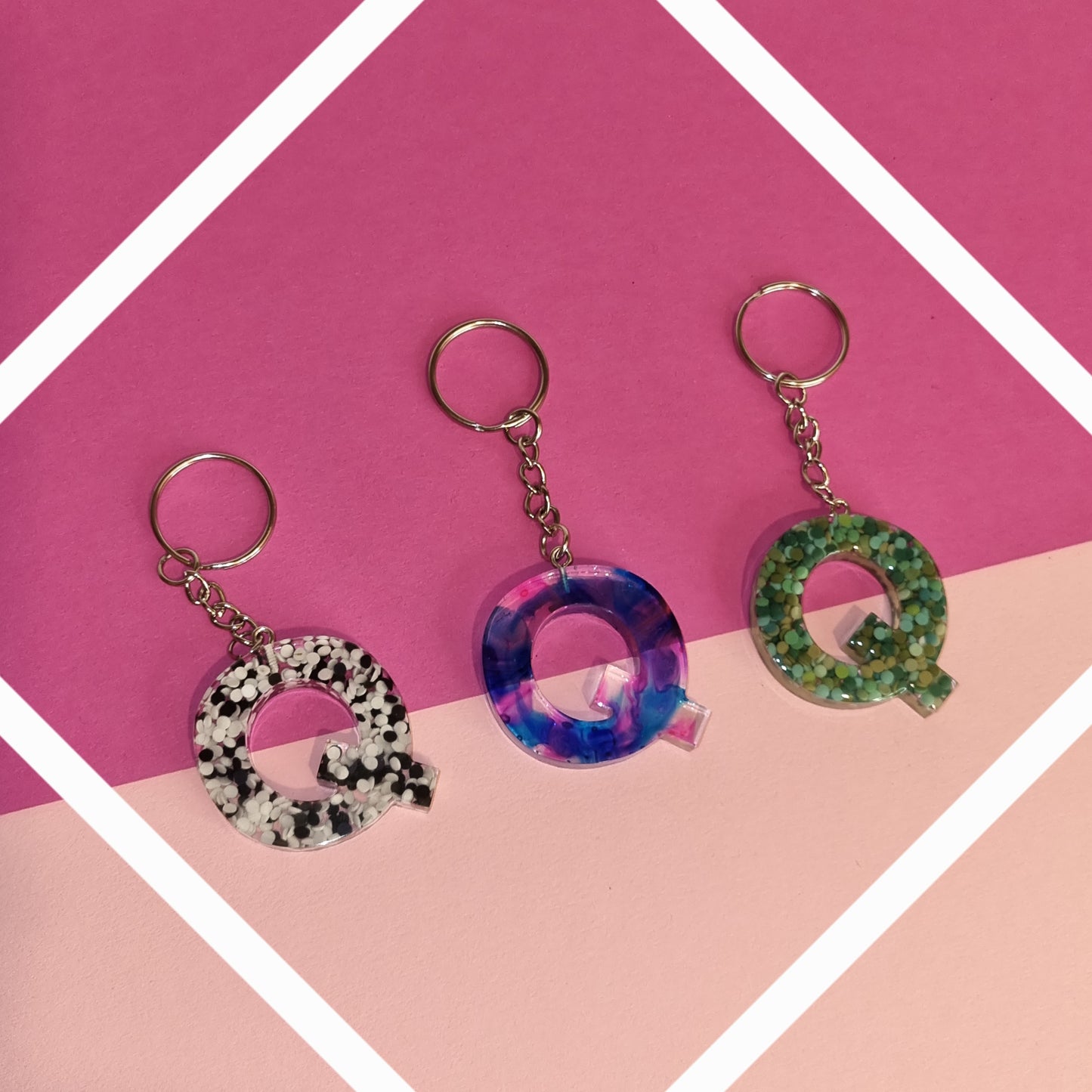 Porte clé lettre Q