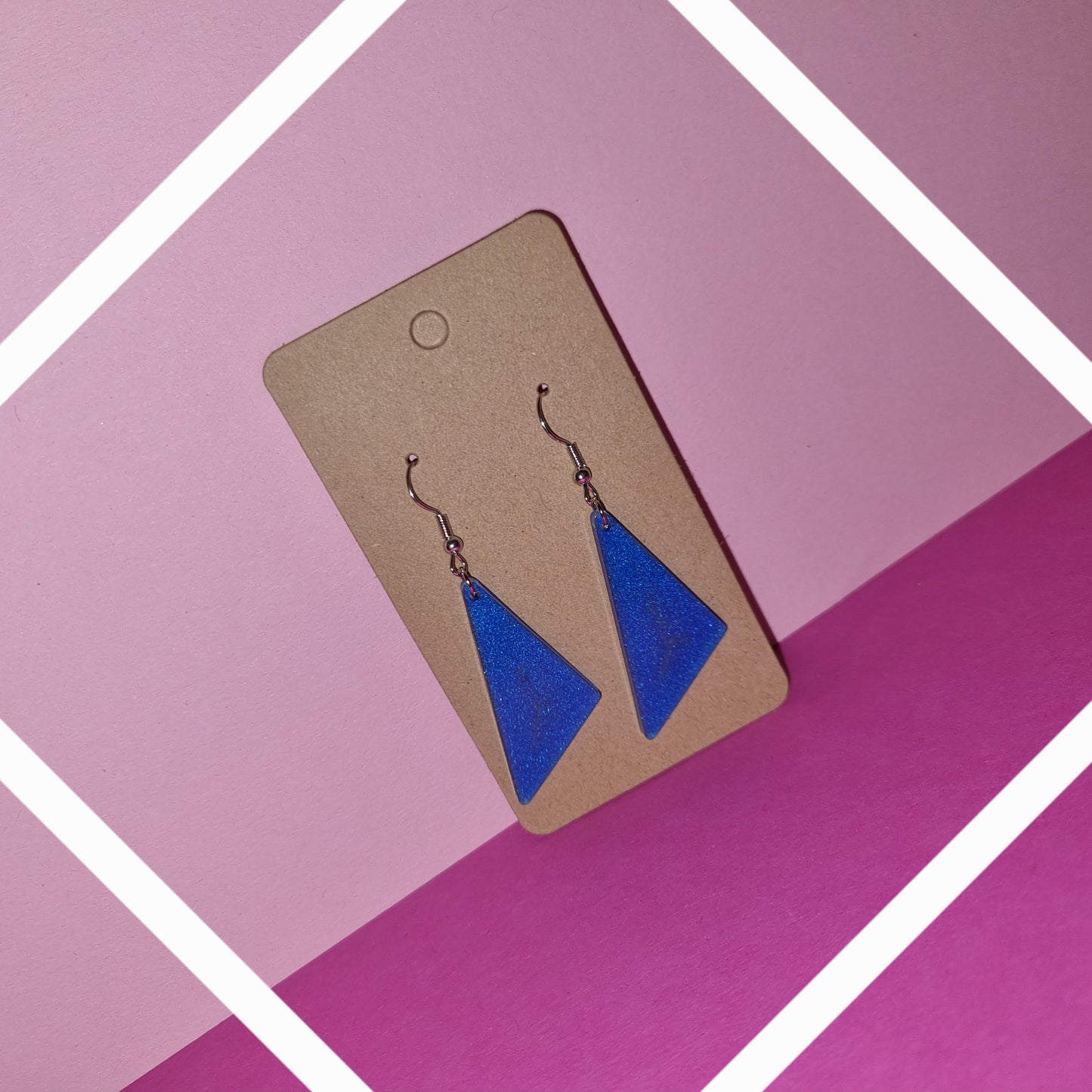 Boucle d’oreille Triangle large