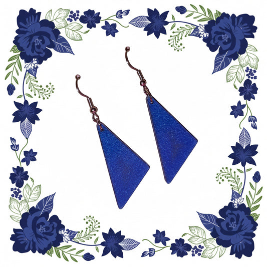 Boucle d’oreille Triangle large
