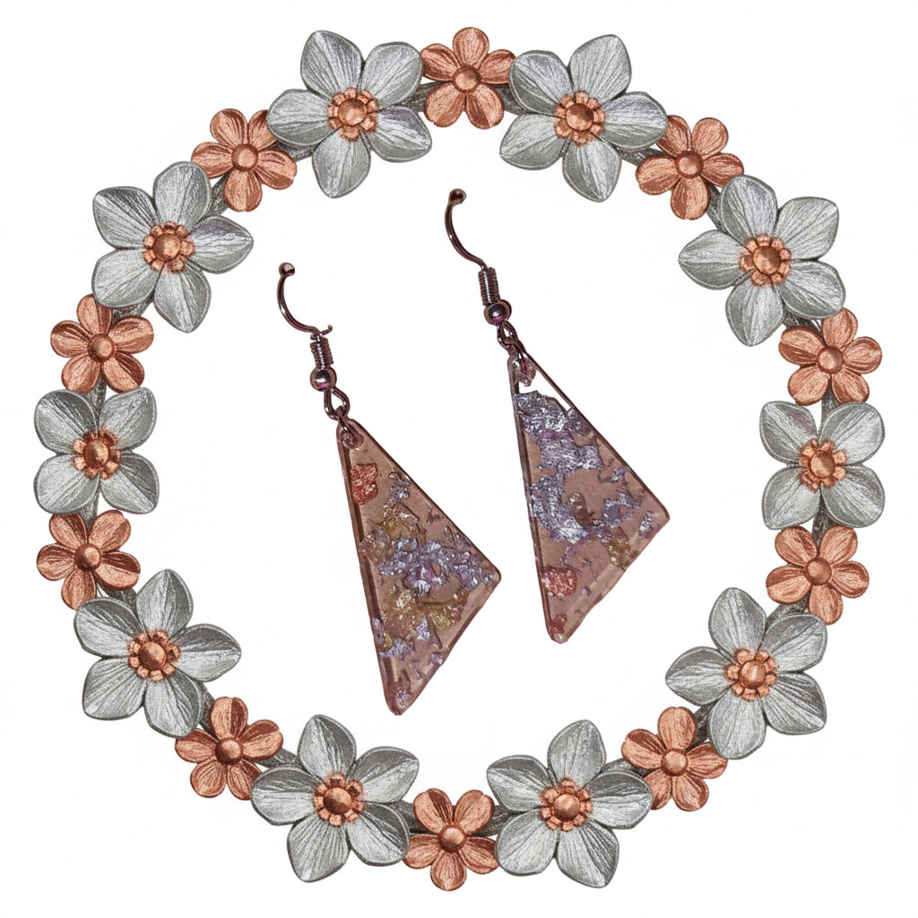 Boucle d’oreille Triangle large