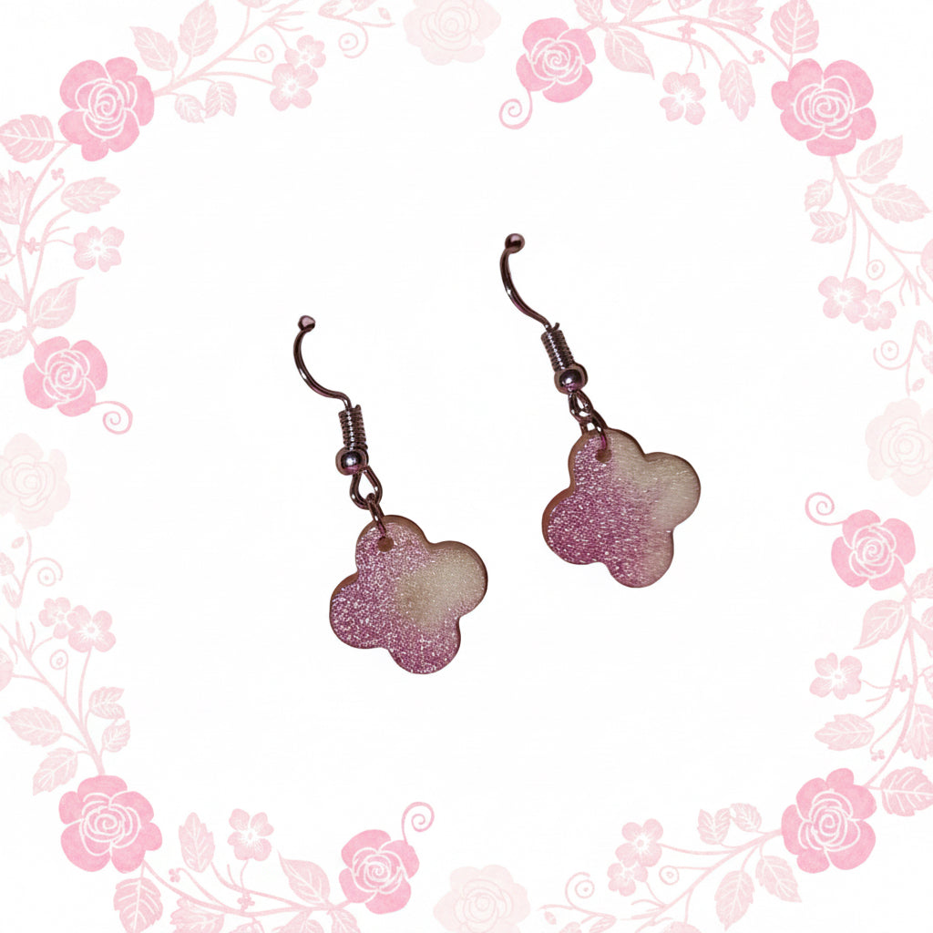 Boucle d’oreille Trèfle