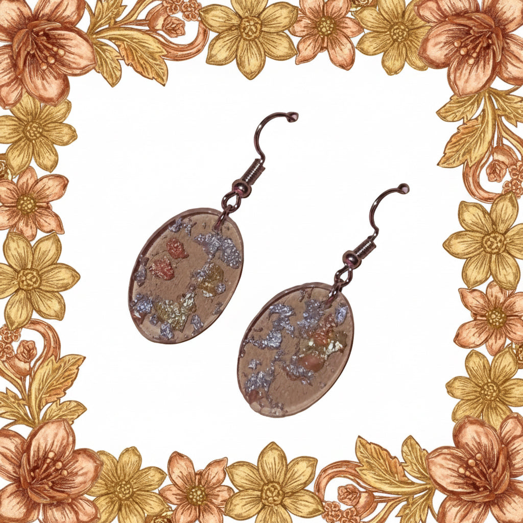 Boucle d’oreille Oval