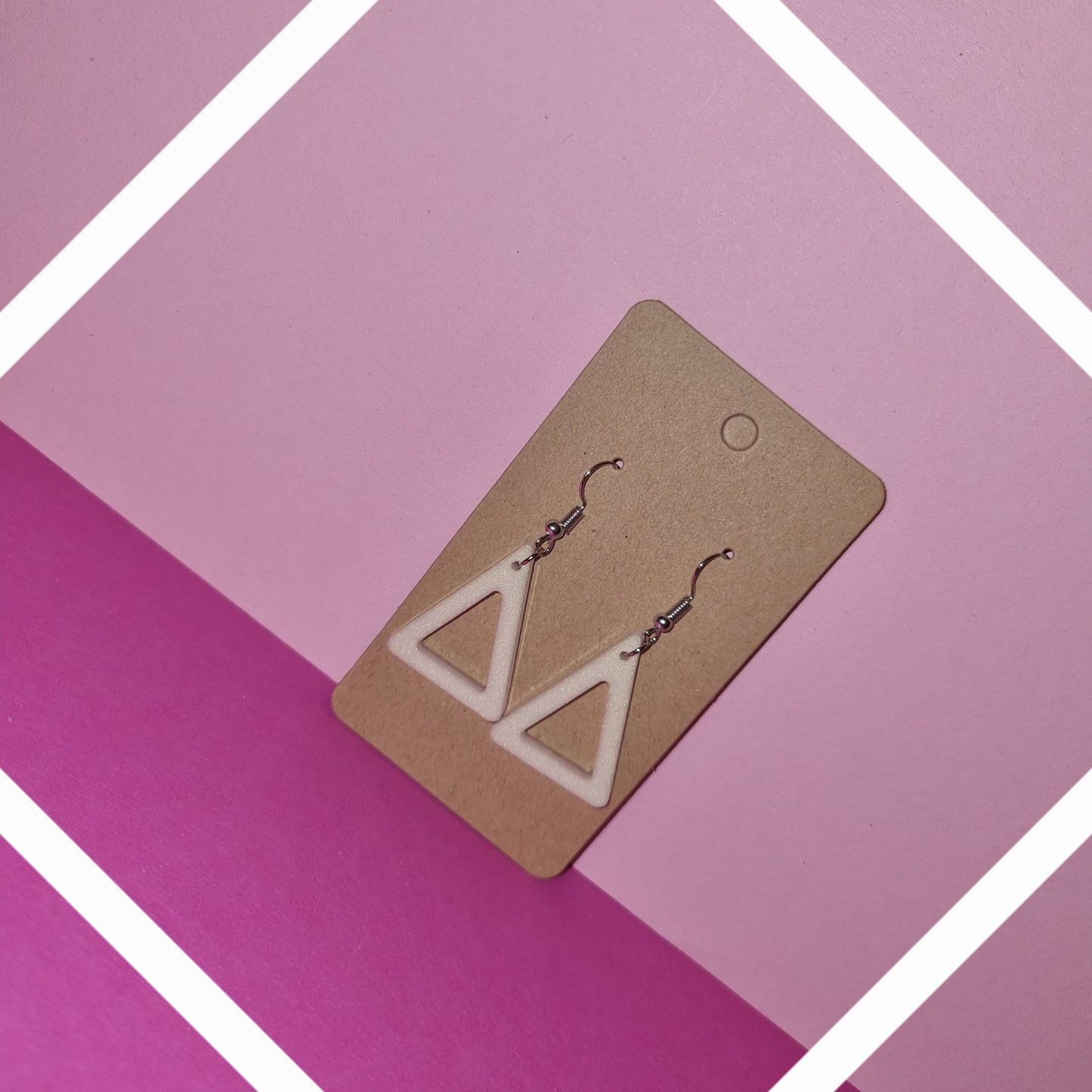 Boucle d’oreille Triangle moyen
