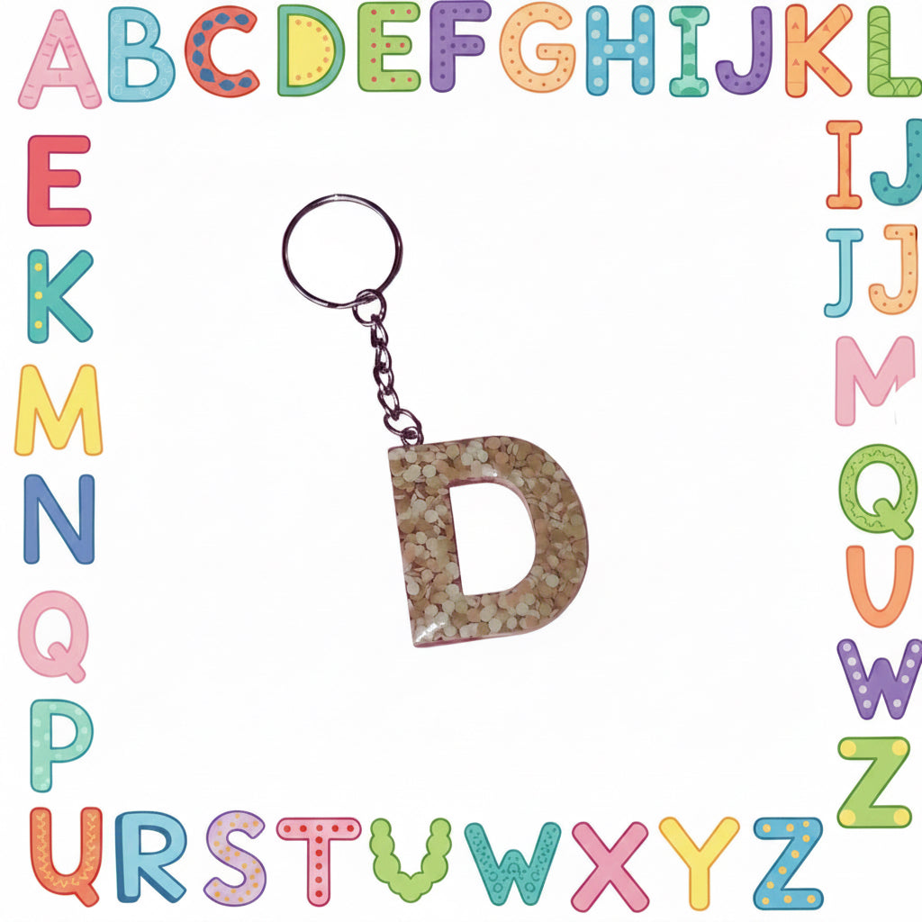 Porte clé lettre D