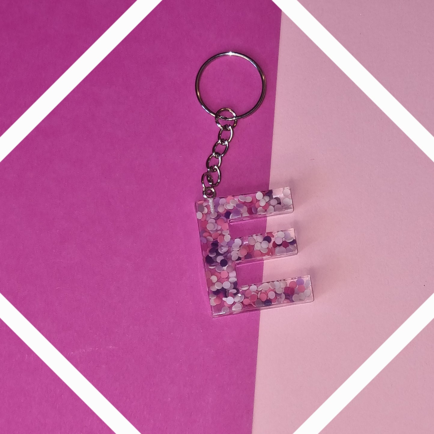 Porte clé lettre E