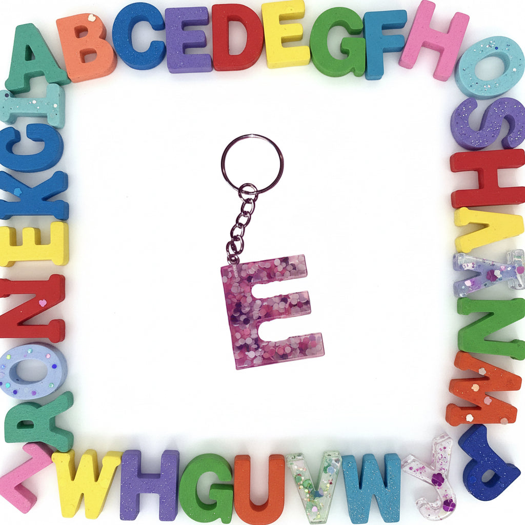 Porte clé lettre E