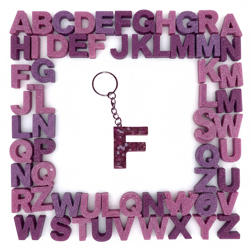 Porte clé lettre F
