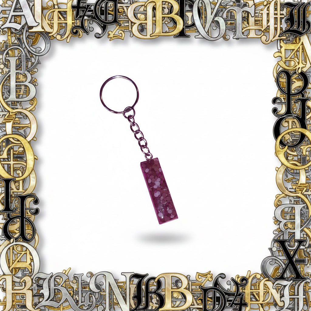 Porte clé lettre I