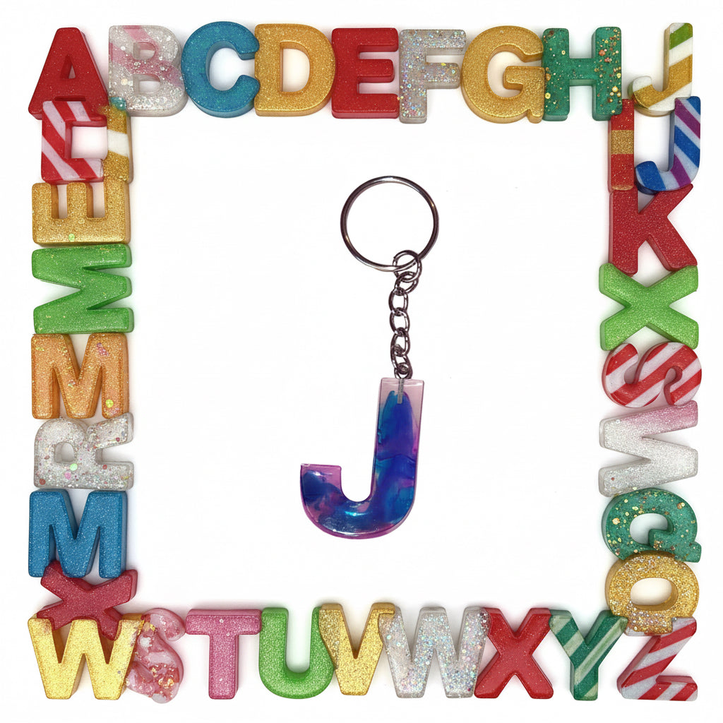 Porte clé lettre J