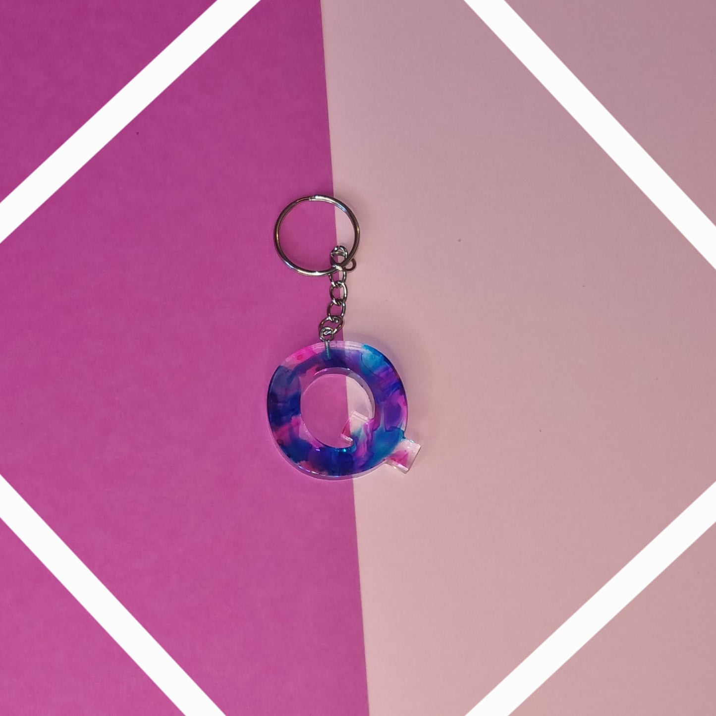 Porte clé lettre Q