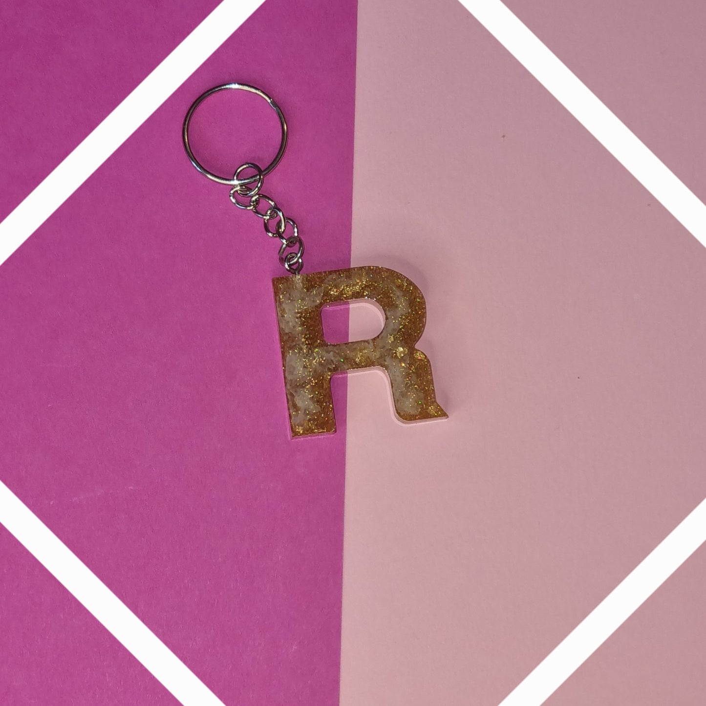 Porte clé lettre R