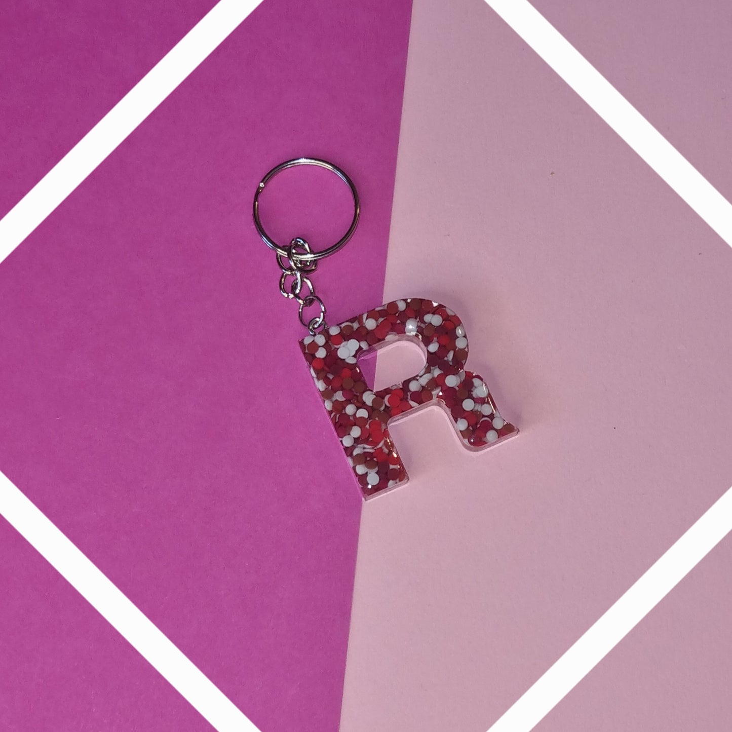 Porte clé lettre R