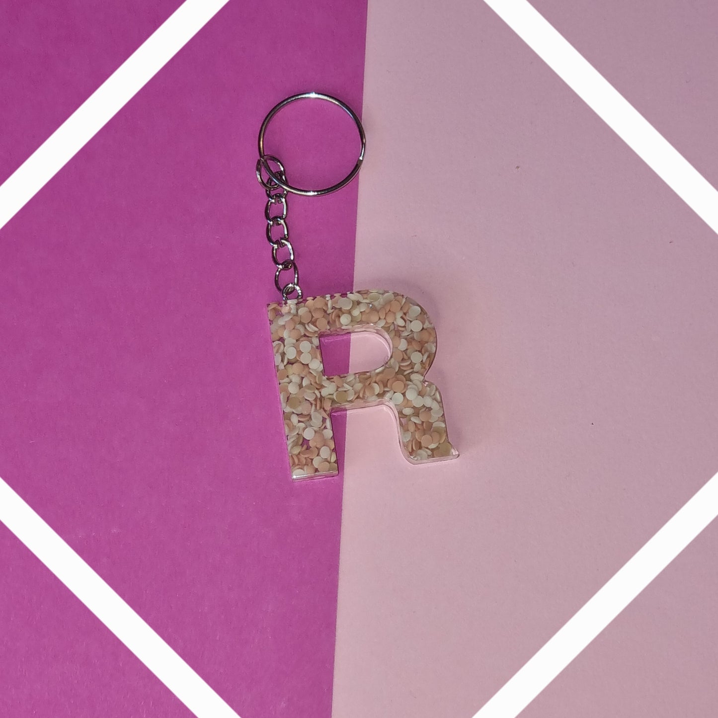 Porte clé lettre R