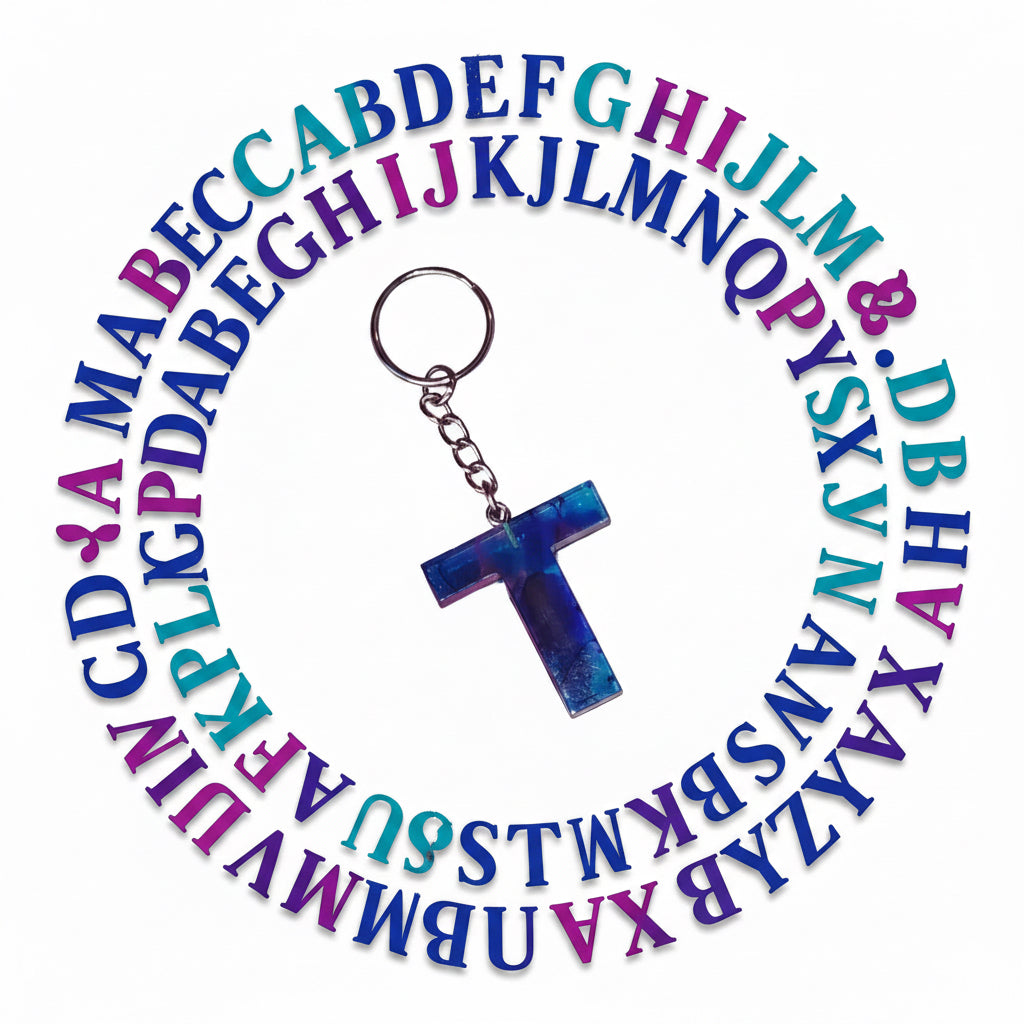 Porte clé lettre T
