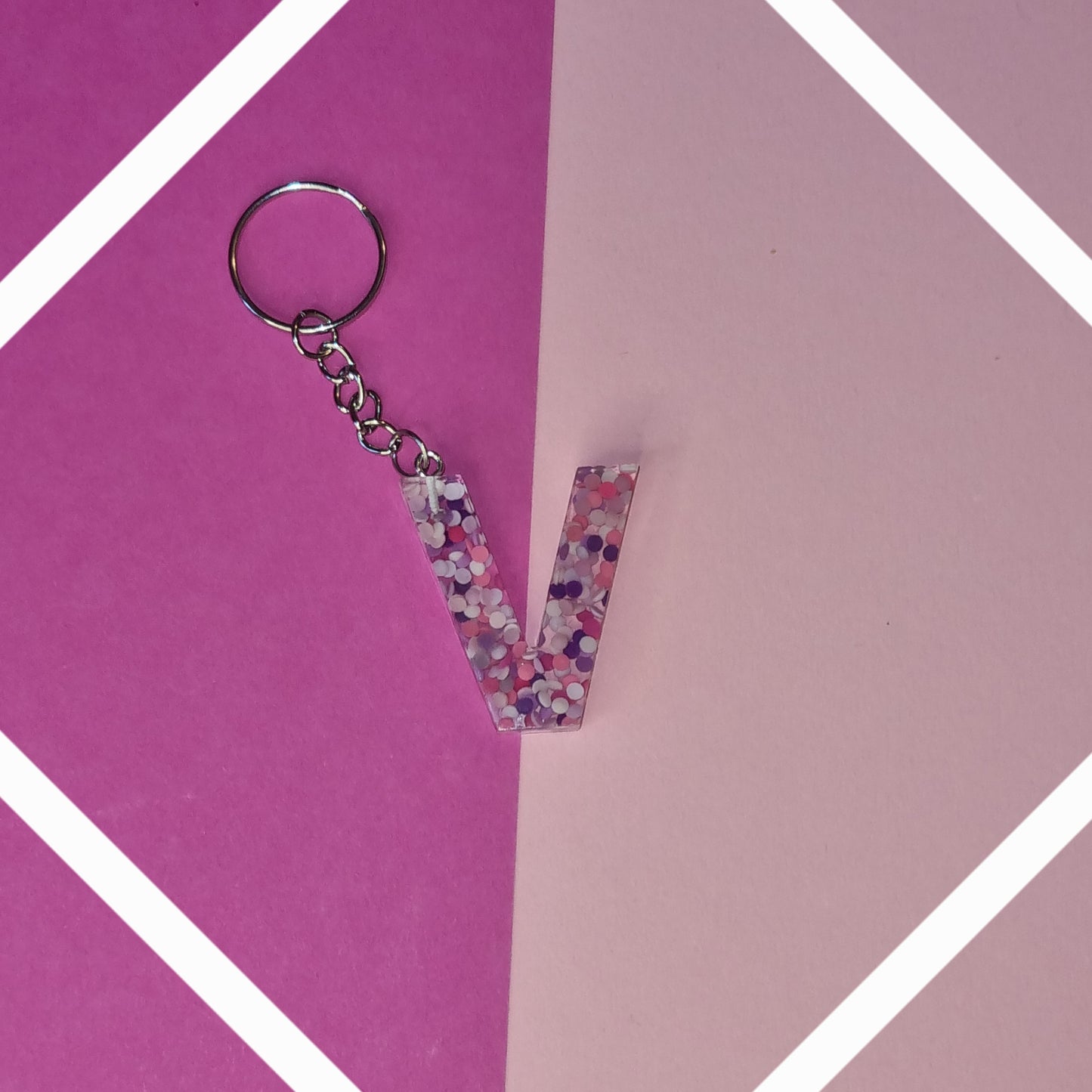 Porte clé lettre V