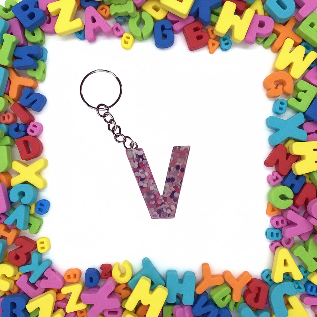 Porte clé lettre V