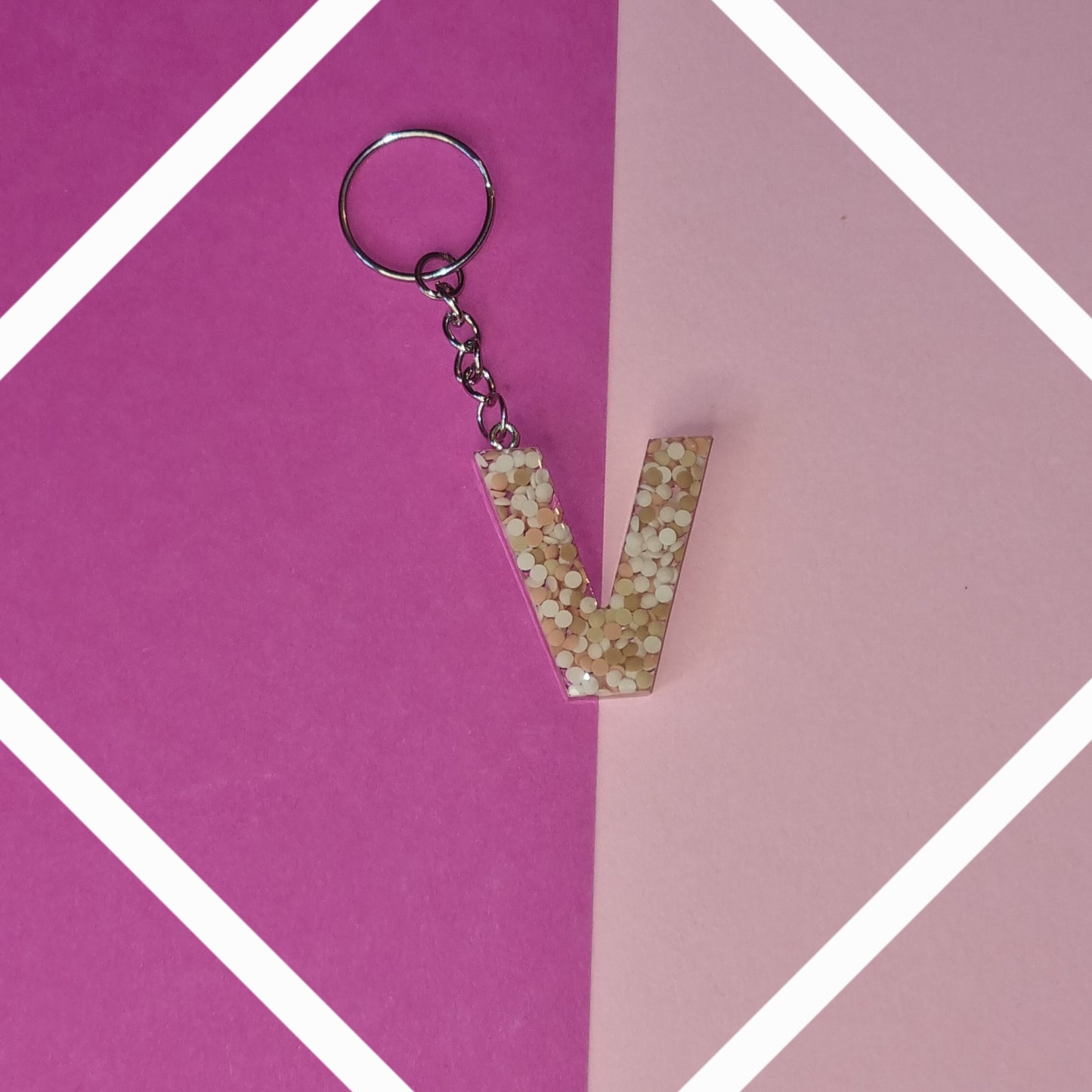 Porte clé lettre V
