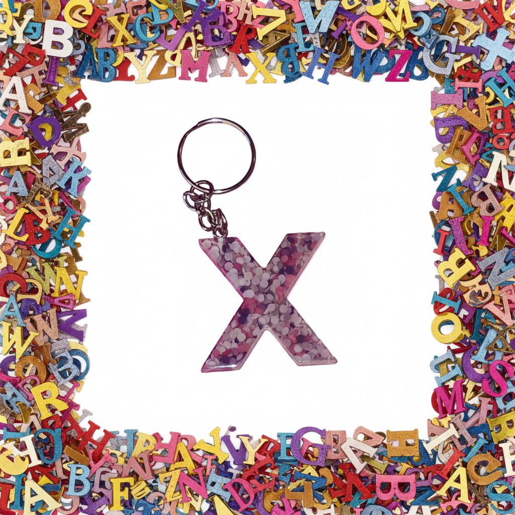 Porte clé lettre X