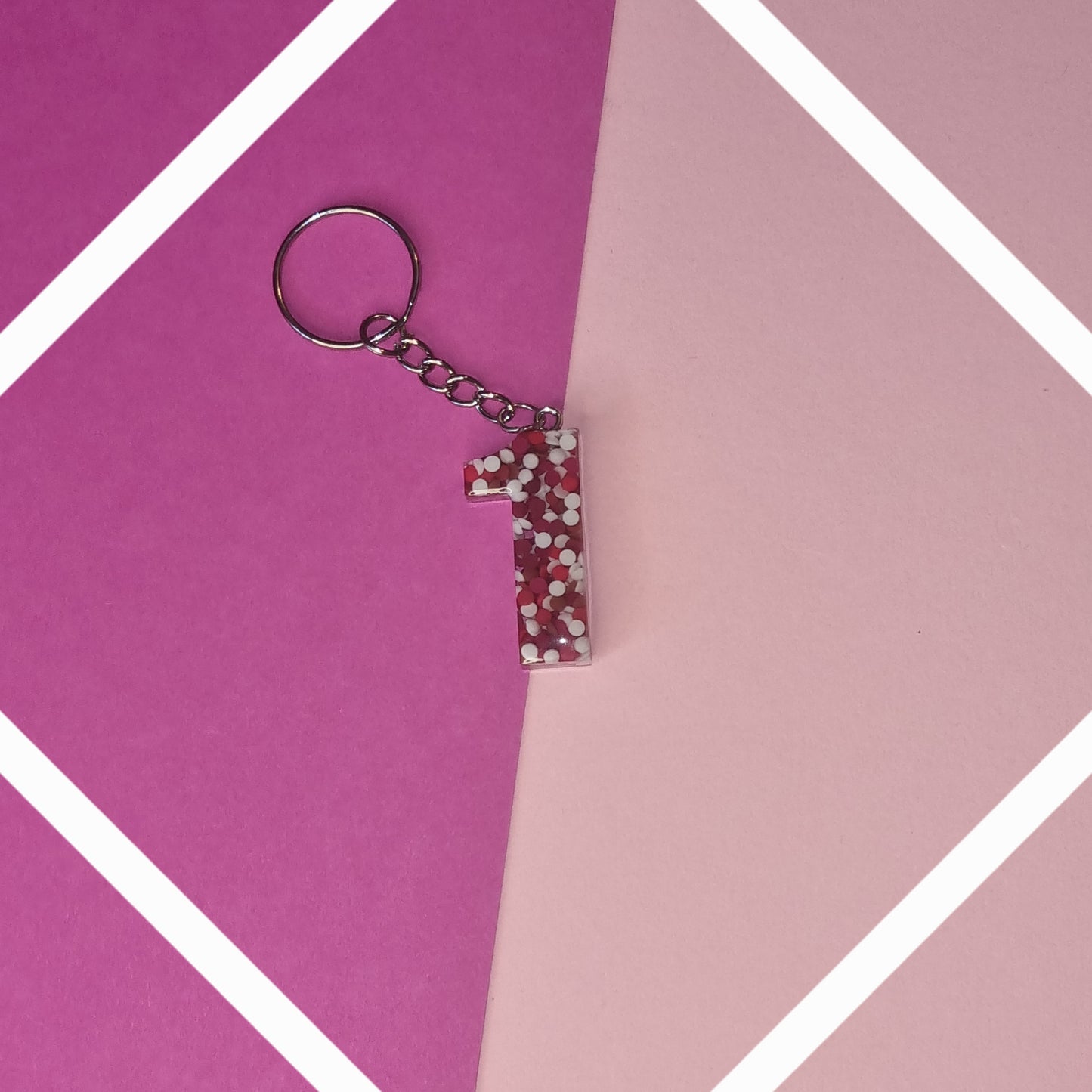 Porte clé chiffre 1