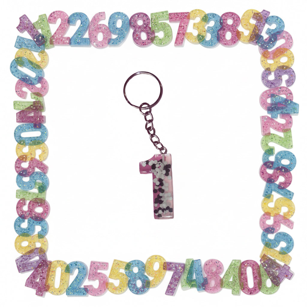 Porte clé chiffre 1