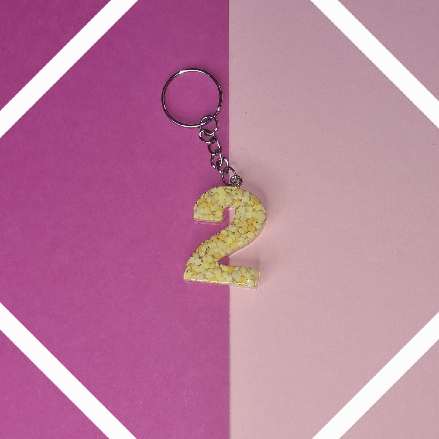 Porte clé chiffre 2