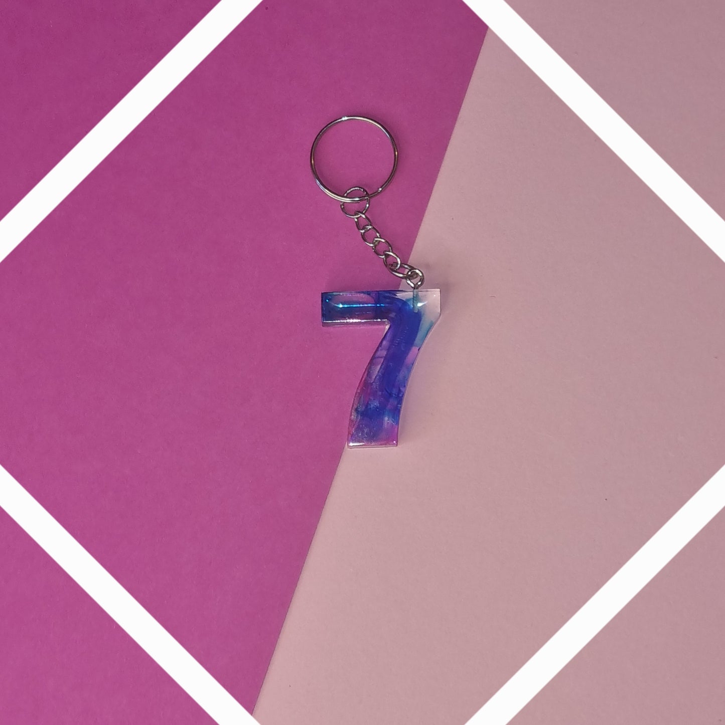 Porte clé chiffre 7