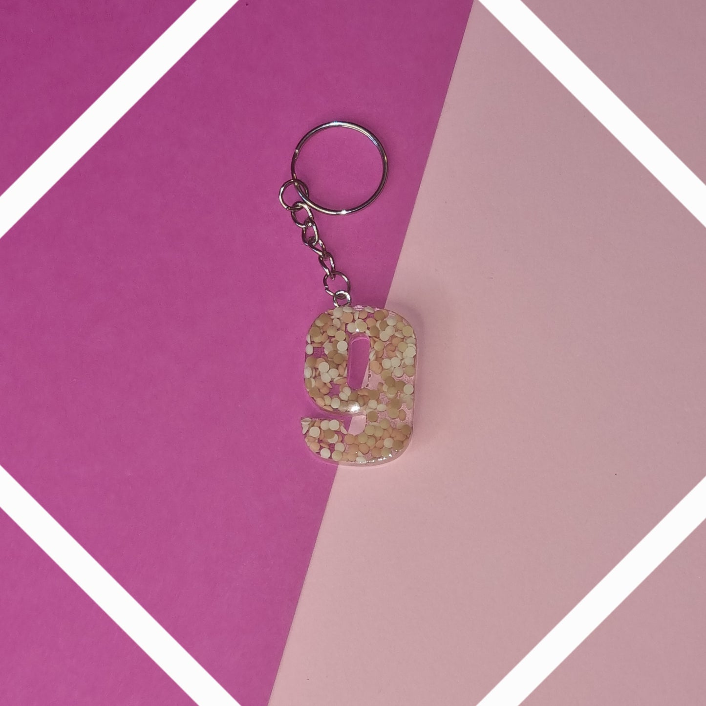 Porte clé chiffre 9