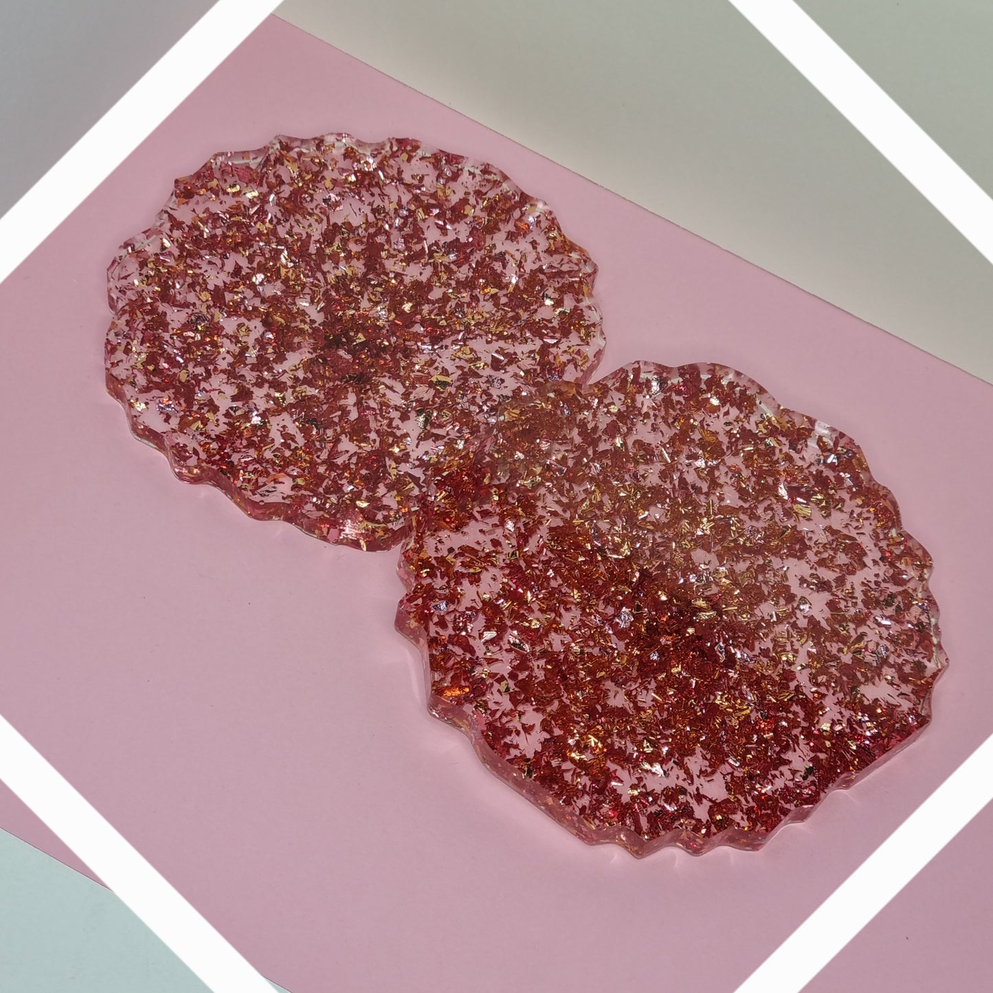 Dessous de verre lot de 2