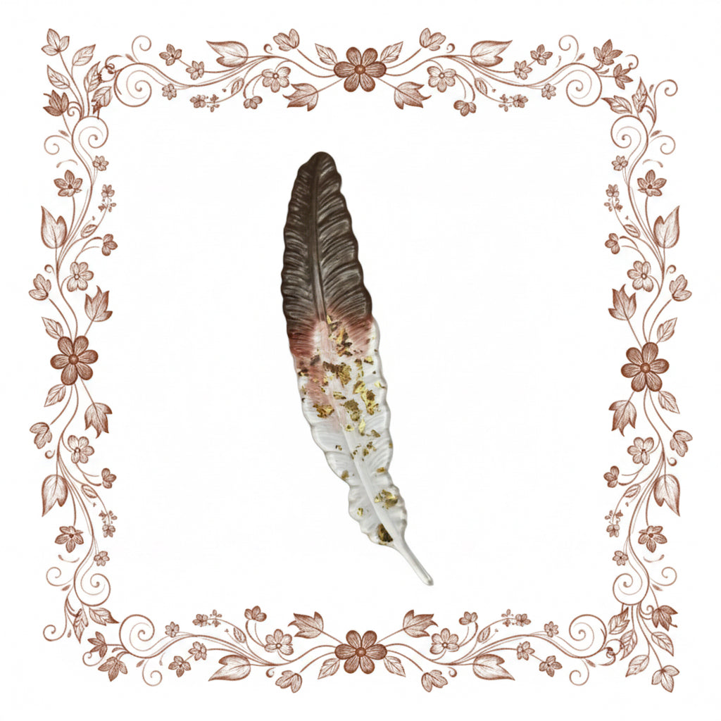 Marque page plume