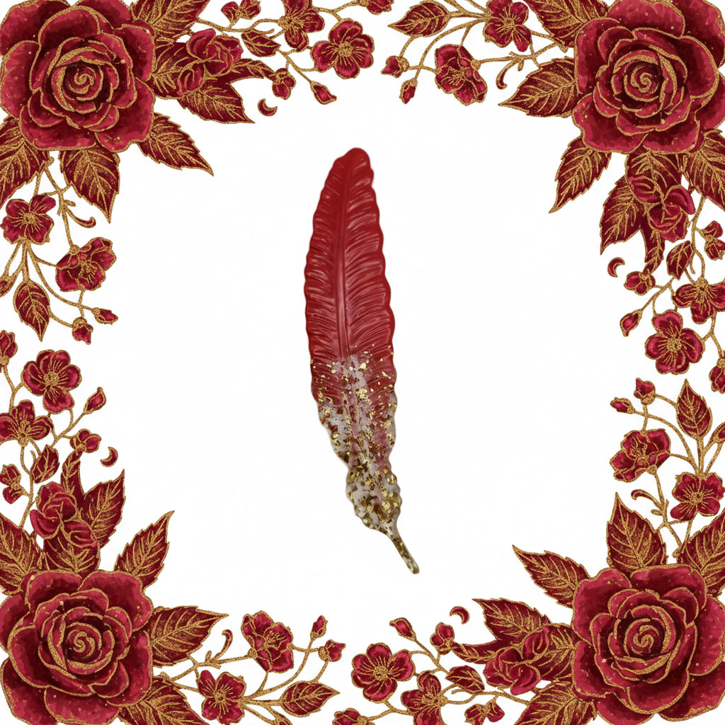 Marque page plume