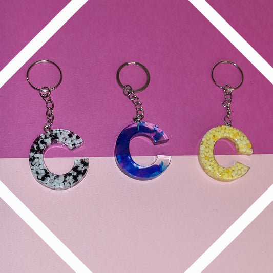 Porte clé lettre C