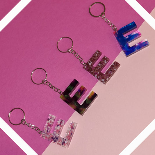 Porte clé lettre E