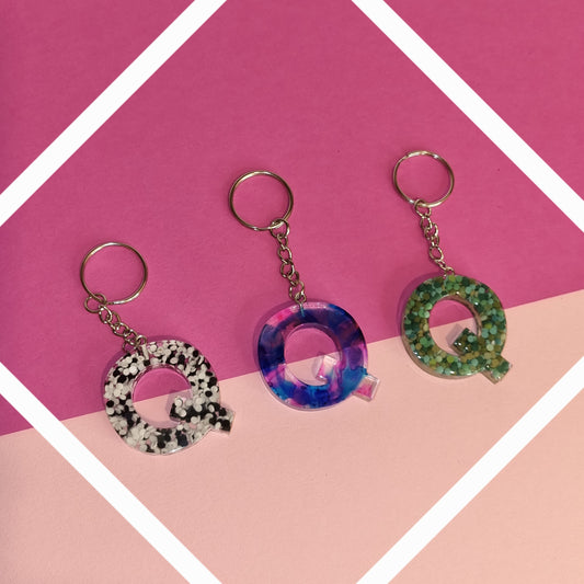 Porte clé lettre Q