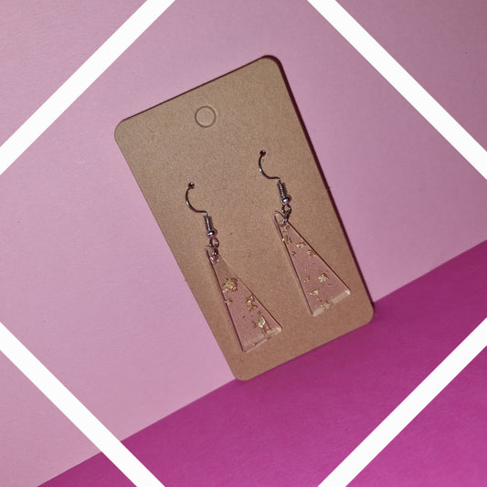Boucle d’oreille Triangle long