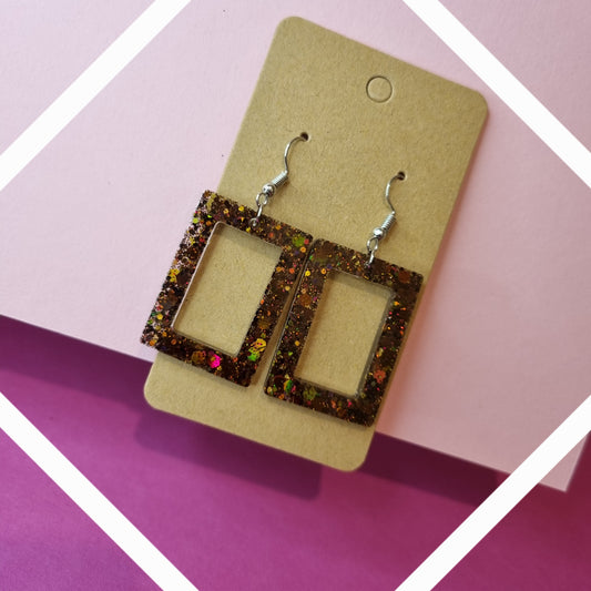 Boucle d’oreille Rectangle