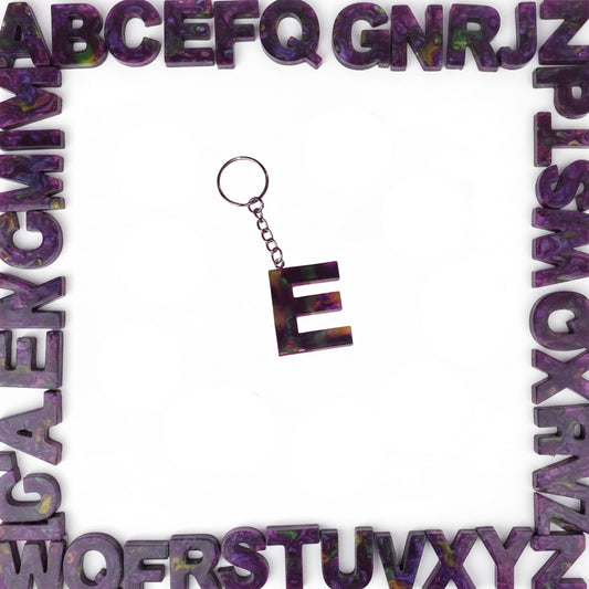 Porte clé lettre E
