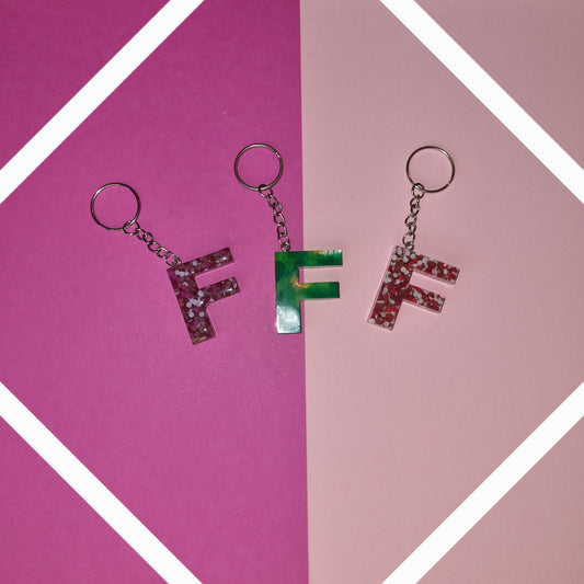 Porte clé lettre F