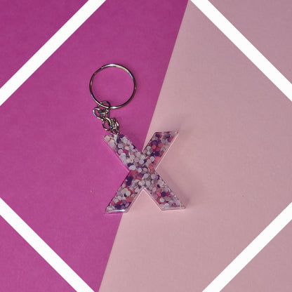 Porte clé lettre X