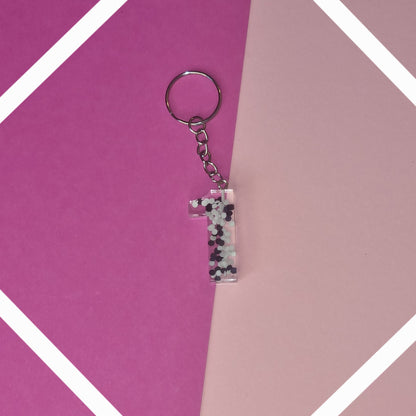 Porte clé chiffre 1