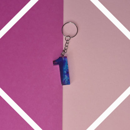 Porte clé chiffre 1
