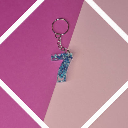 Porte clé chiffre 7