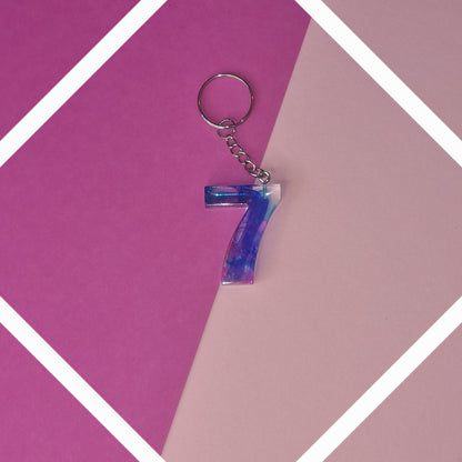 Porte clé chiffre 7